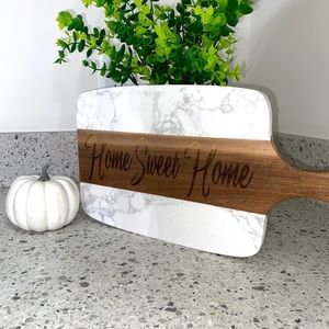 Marble wood charcuterie board